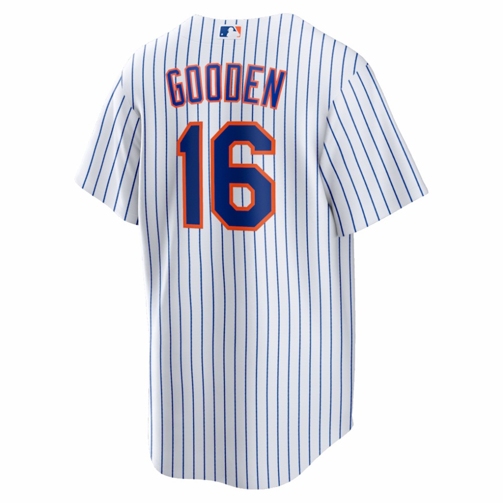 Dwight Gooden New York Mets Nike Home Retired Player Replica Jersey - White - Nike Lifestyle