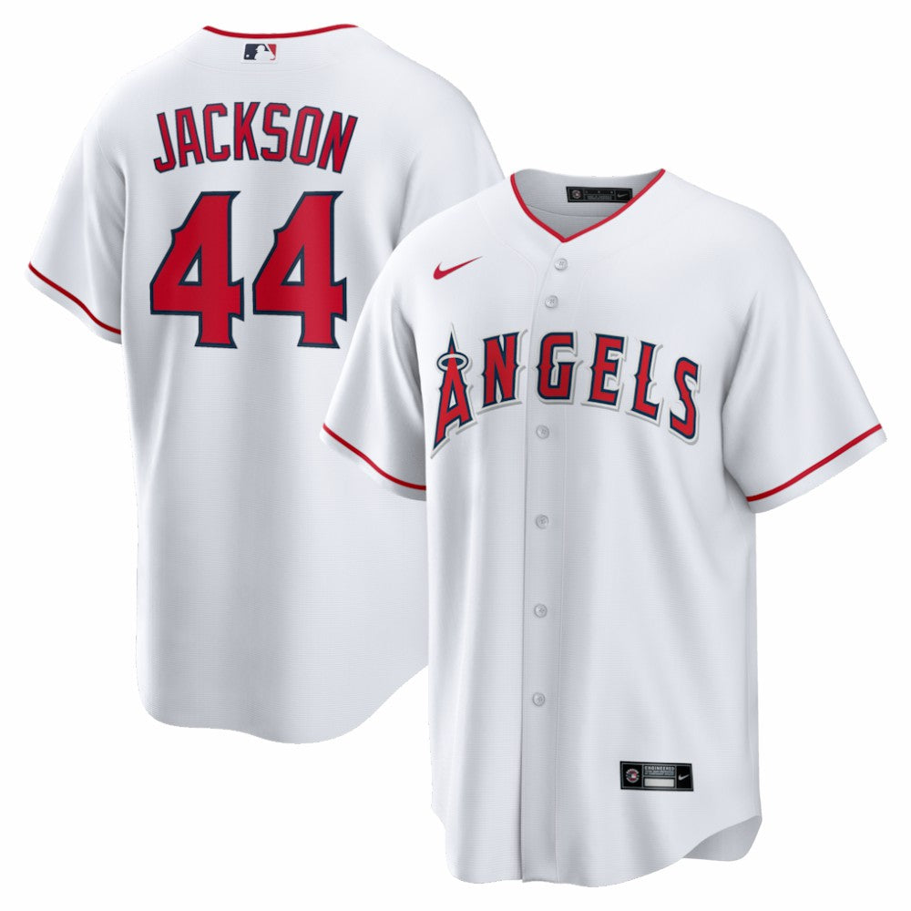 Reggie Jackson Los Angeles Angels Nike Home Retired Player Replica Jersey - White - Nike Discount