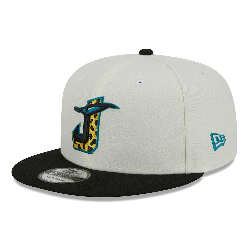 Jacksonville Jaguars New Era City Originals 9FIFTY Snapback Hat Cream/Black