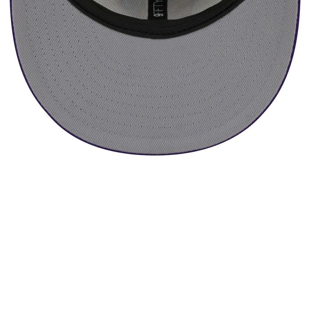 Minnesota Vikings New Era City Originals 9FIFTY Snapback Hat Cream/Purple