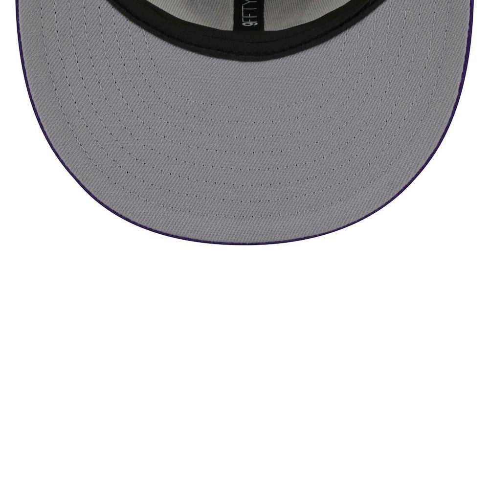 Minnesota Vikings New Era City Originals 9FIFTY Snapback Hat Cream/Purple