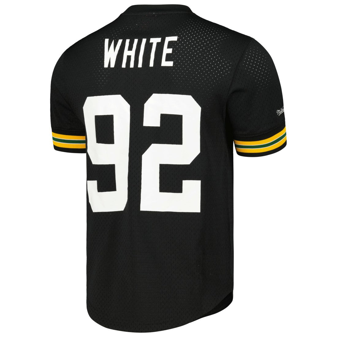 Mitchell & Ness Reggie White Green Bay Packers Retired Player Name and Number Mesh Top Black