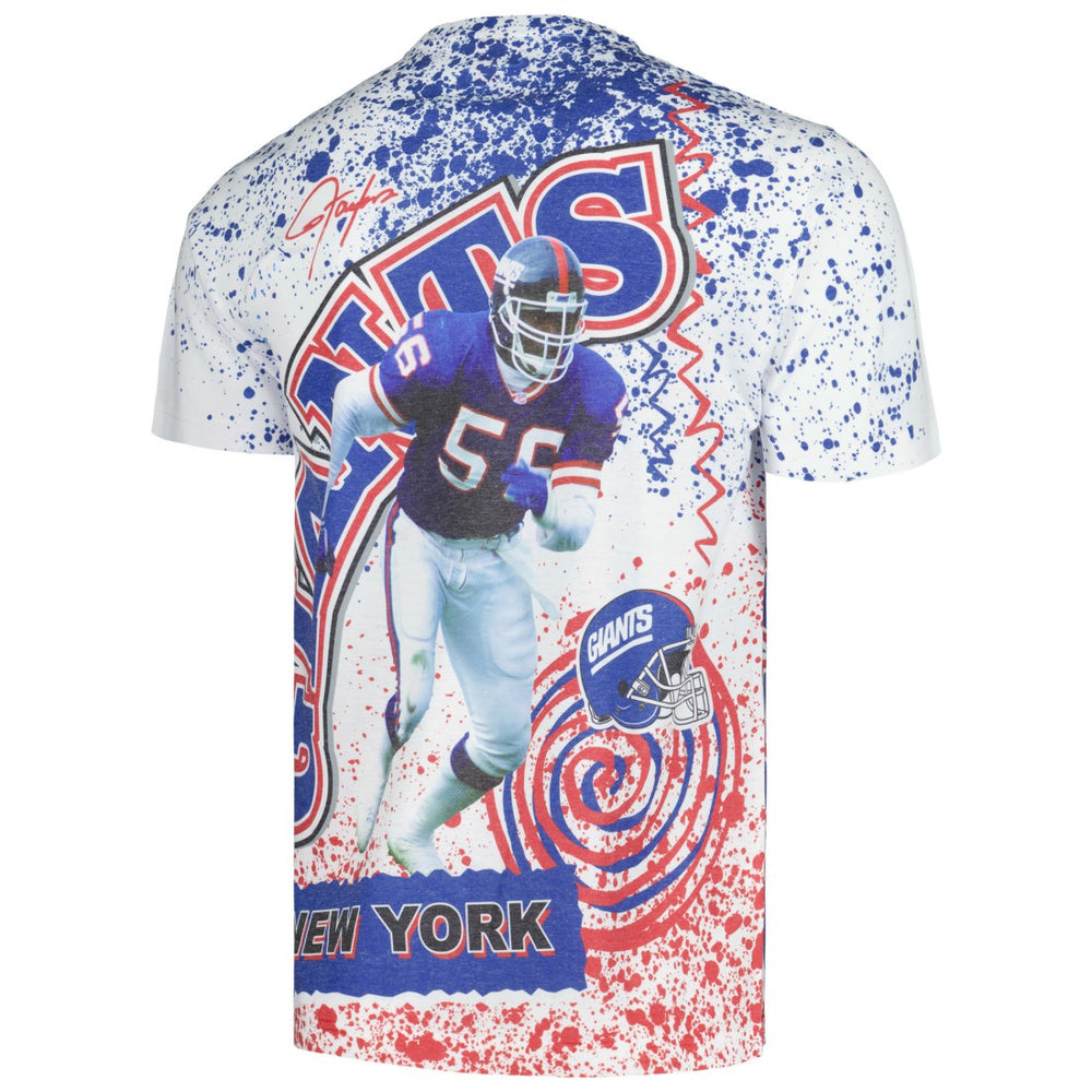 Mitchell & Ness New York Giants Retired Player Name & Number Burst T-Shirt White