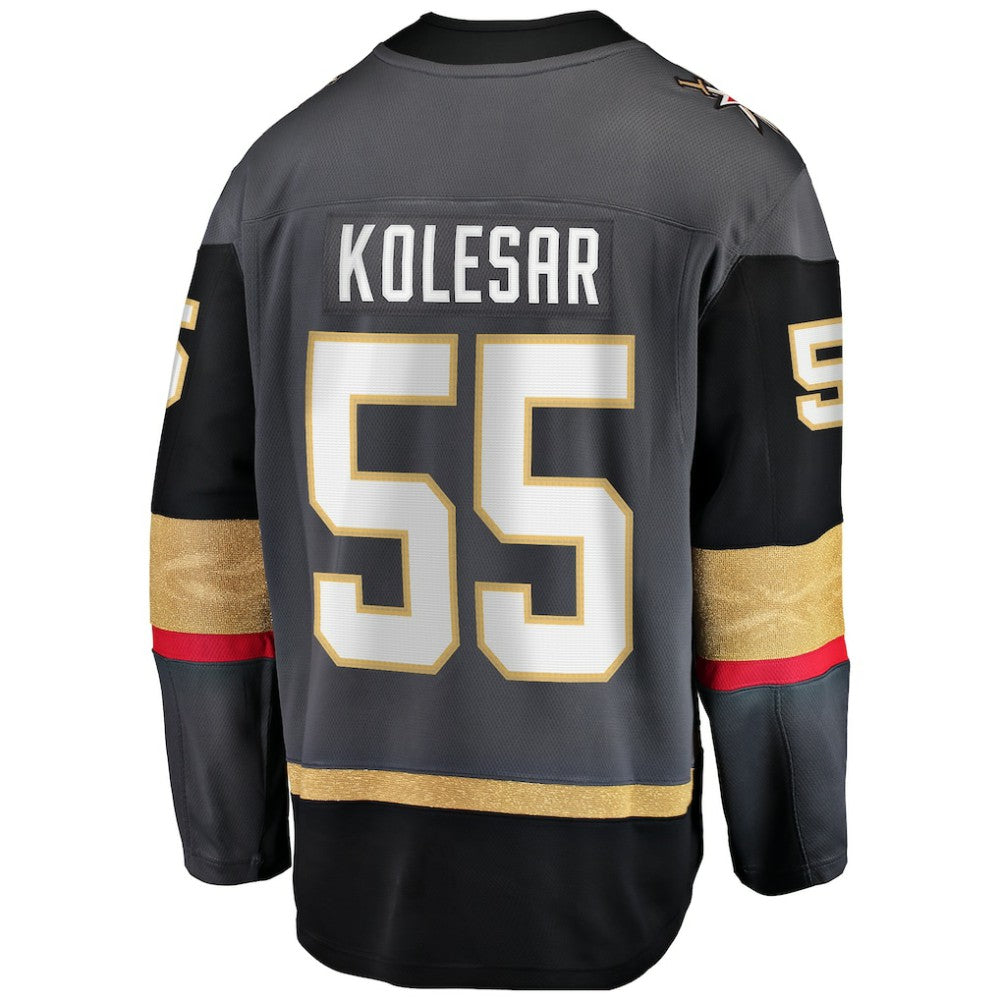 Keegan Kolesar Vegas Golden Knights Fanatics Alternate Breakaway Player Jersey - Gray - NHL 200094665