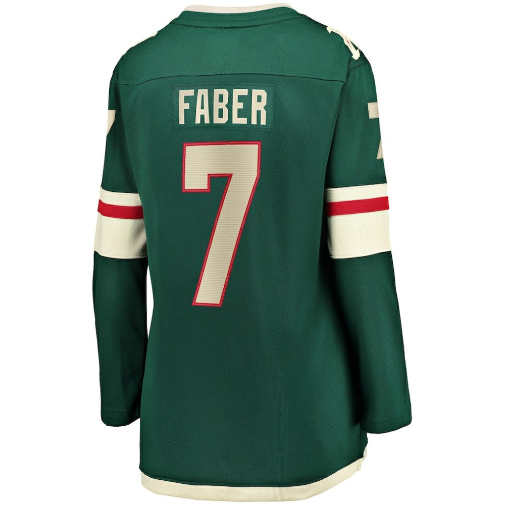 Brock Faber Minnesota Wild Fanatics Women's Home Breakaway Player Jersey - Green - NHL 200094672