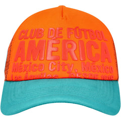 Club America Club Gold Adjustable Hat Orange