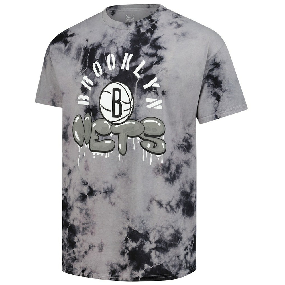 Brooklyn Nets Stadium Essentials Unisex Street Art Dark Crystal Washed T-Shirt Charcoal