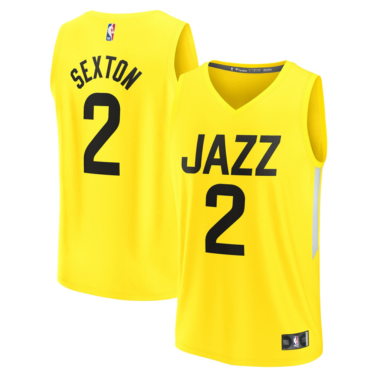 Collin Sexton Utah Jazz Youth Fast Break Player Jersey Icon Edition Yellow | Fanatics for sale