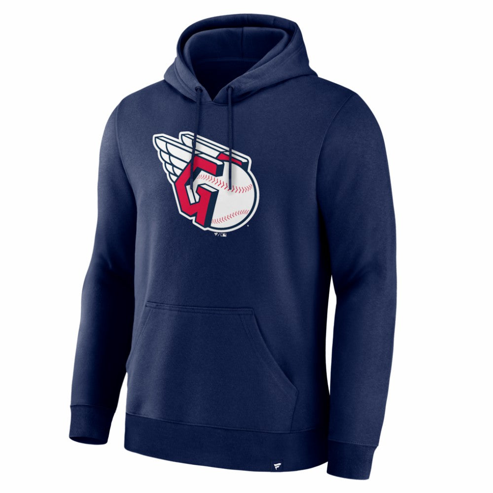 Cleveland Guardians Fanatics Primary Logo Legacy Hoodie - Navy - Fanatics Sale