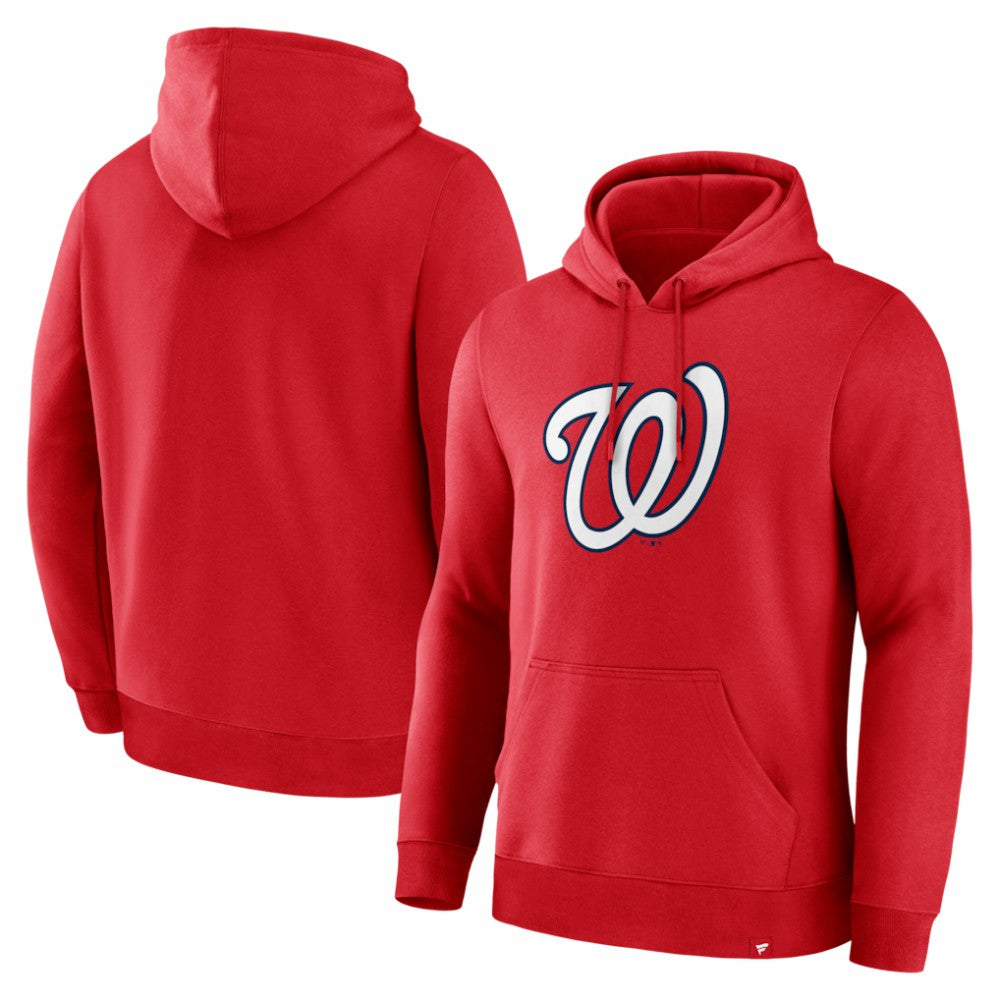 Washington Nationals Fanatics Primary Logo Legacy Hoodie - Red - Fanatics Discount