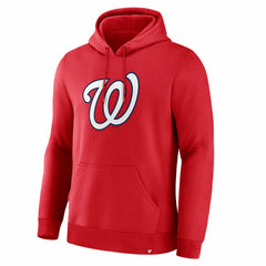Washington Nationals Fanatics Primary Logo Legacy Hoodie - Red - Fanatics Discount