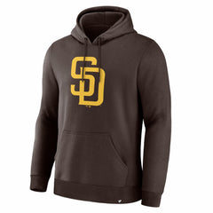 San Diego Padres Fanatics Primary Logo Legacy Hoodie - Brown - Fanatics on Sale