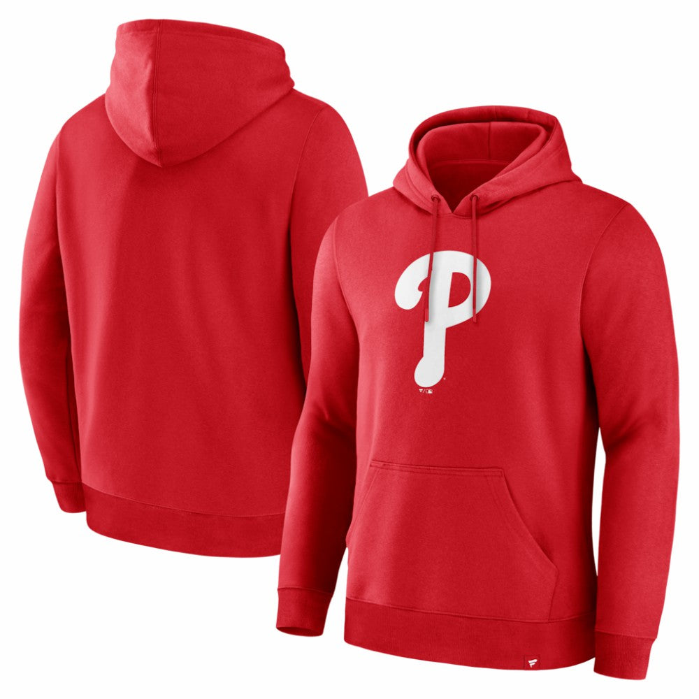 Philadelphia Phillies Fanatics Primary Logo Legacy Hoodie - Red - Fanatics on Sale