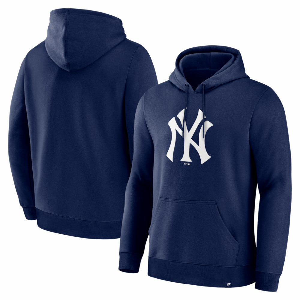 New York Yankees Fanatics Primary Logo Legacy Hoodie - Navy - Fanatics Discount