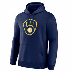 Milwaukee Brewers Fanatics Primary Logo Legacy Hoodie - Navy - Fanatics Lifestyle