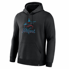 Miami Marlins Fanatics Primary Logo Legacy Hoodie - Black - Fanatics Discount