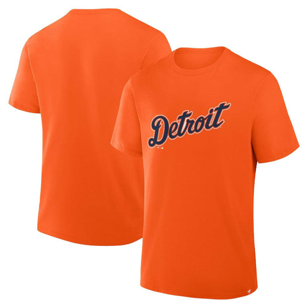 Detroit Tigers Fanatics Wordmark Legacy T-Shirt - Orange - Fanatics Online