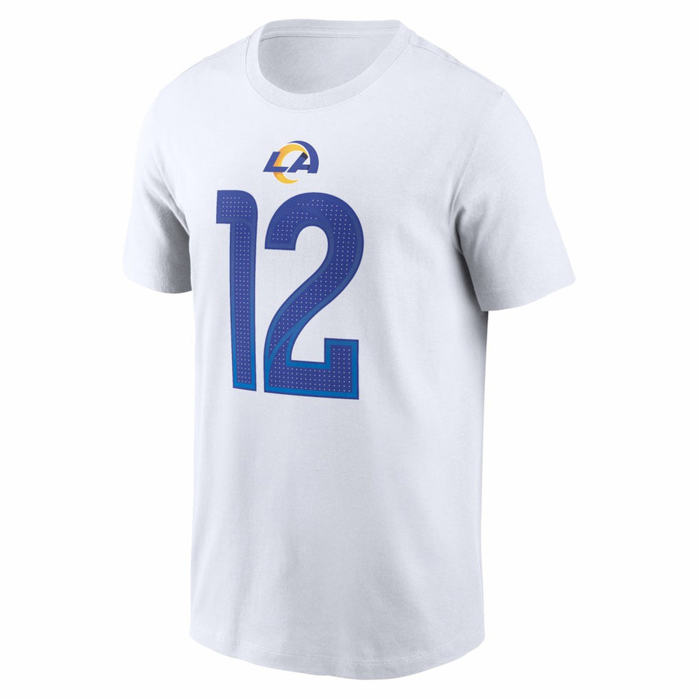 Nike Puka Nacua Los Angeles Rams Player Name & Number T-Shirt White