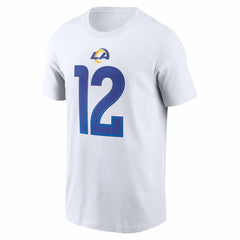 Nike Puka Nacua Los Angeles Rams Player Name & Number T-Shirt White