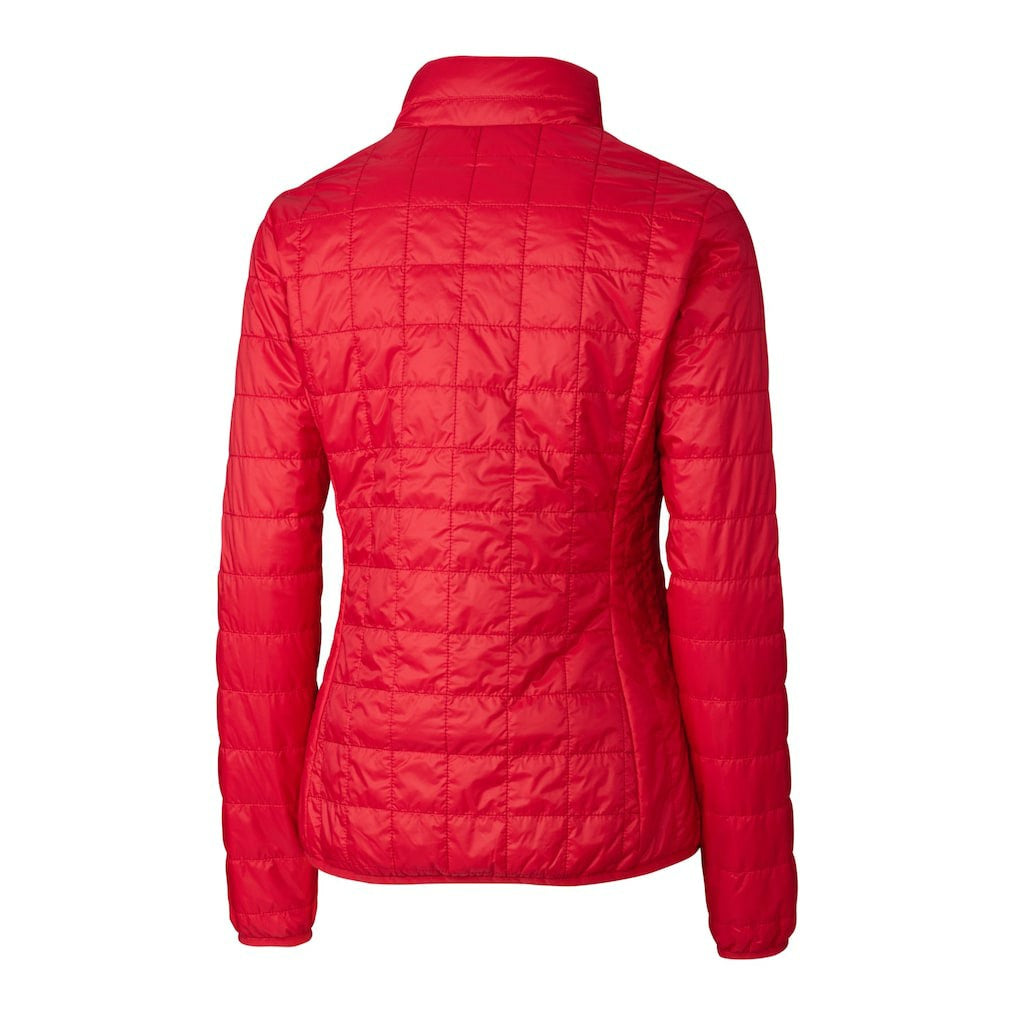 Atlanta Falcons Cutter & Buck Women's Helmet Logo Rainier PrimaLoft Eco Insulated Full-Zip Puffer Jacket Red