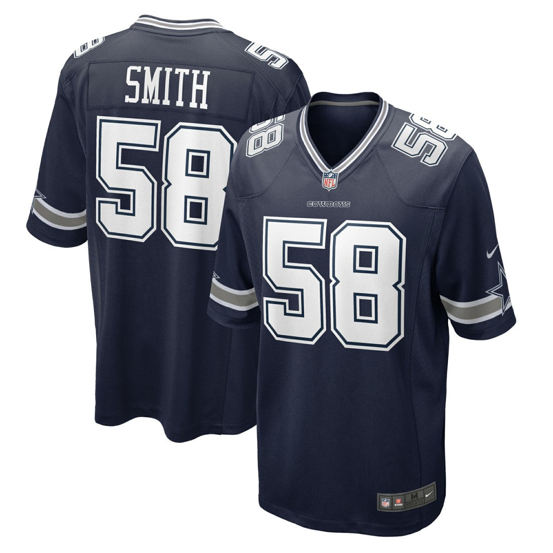 Nike Mazi Smith Dallas Cowboys Game Jersey Navy