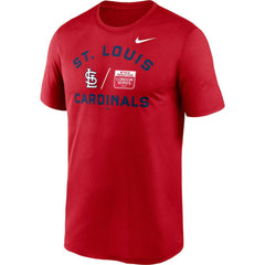 St. Louis Cardinals Nike 2023 MLB World Tour: London Series Legend Performance T-Shirt - Red - Nike Lifestyle