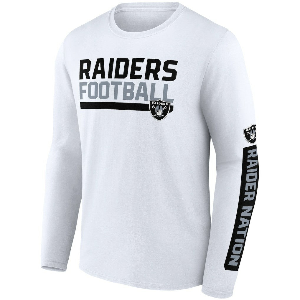 Fanatics Las Vegas Raiders Two-Pack 2023 Schedule T-Shirt Combo Set Black/White