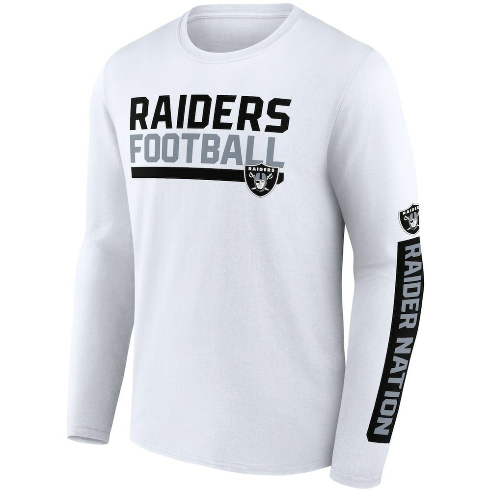 Fanatics Las Vegas Raiders Two-Pack 2023 Schedule T-Shirt Combo Set Black/White