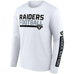 Fanatics Las Vegas Raiders Two-Pack 2023 Schedule T-Shirt Combo Set Black/White