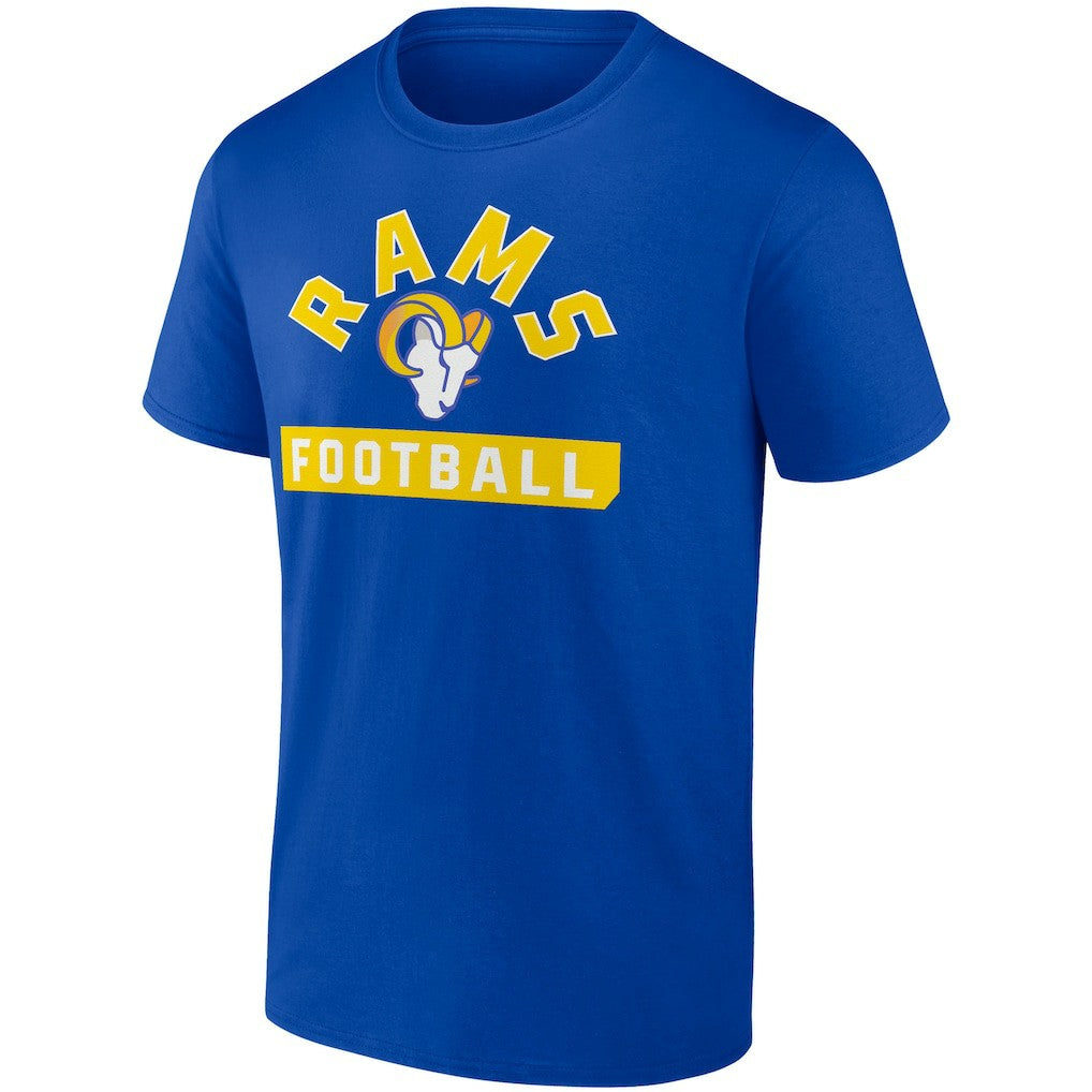Fanatics Los Angeles Rams Two-Pack 2023 Schedule T-Shirt Combo Set Royal/White