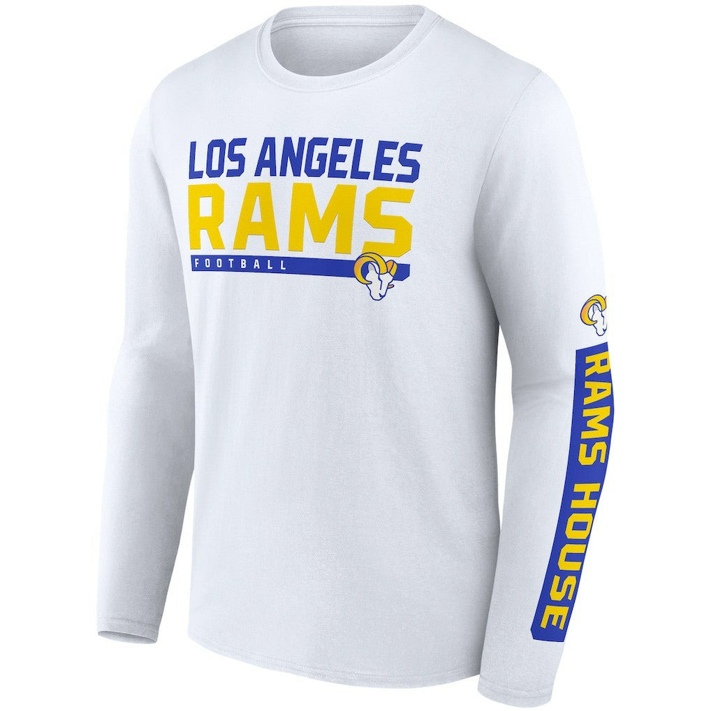 Fanatics Los Angeles Rams Two-Pack 2023 Schedule T-Shirt Combo Set Royal/White