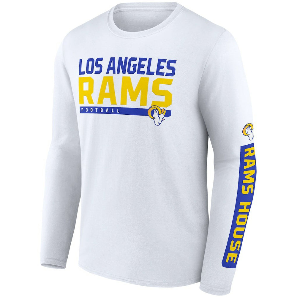 Fanatics Los Angeles Rams Two-Pack 2023 Schedule T-Shirt Combo Set Royal/White