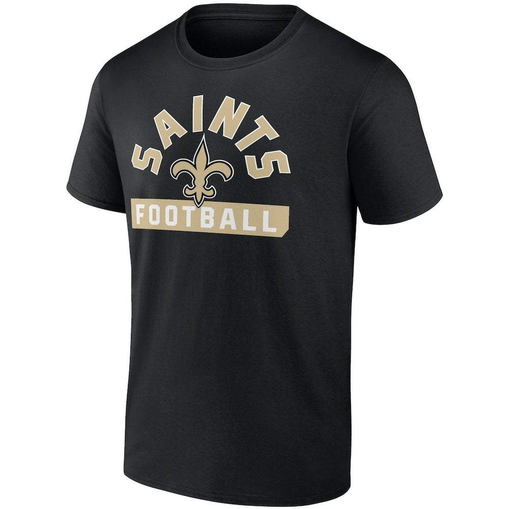 Fanatics New Orleans Saints Two-Pack 2023 Schedule T-Shirt Combo Set Black/White