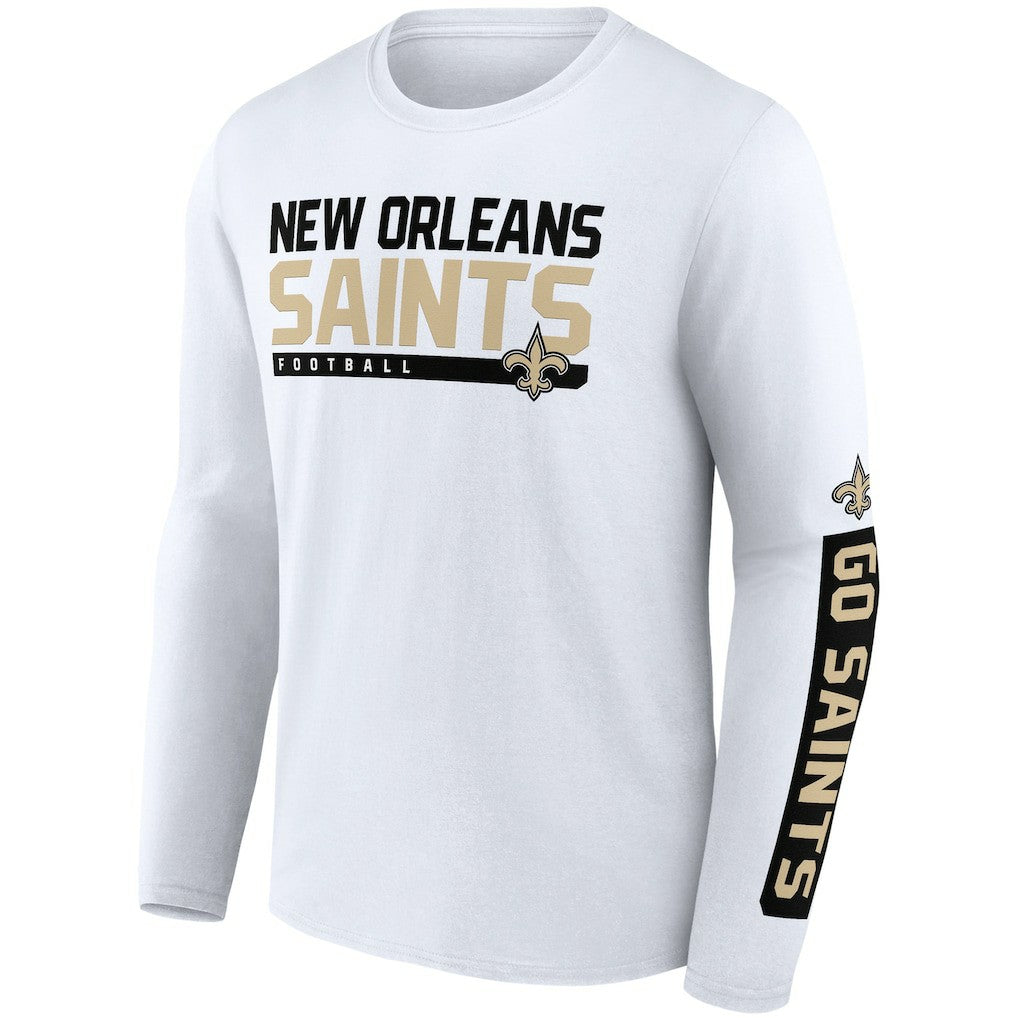 Fanatics New Orleans Saints Two-Pack 2023 Schedule T-Shirt Combo Set Black/White