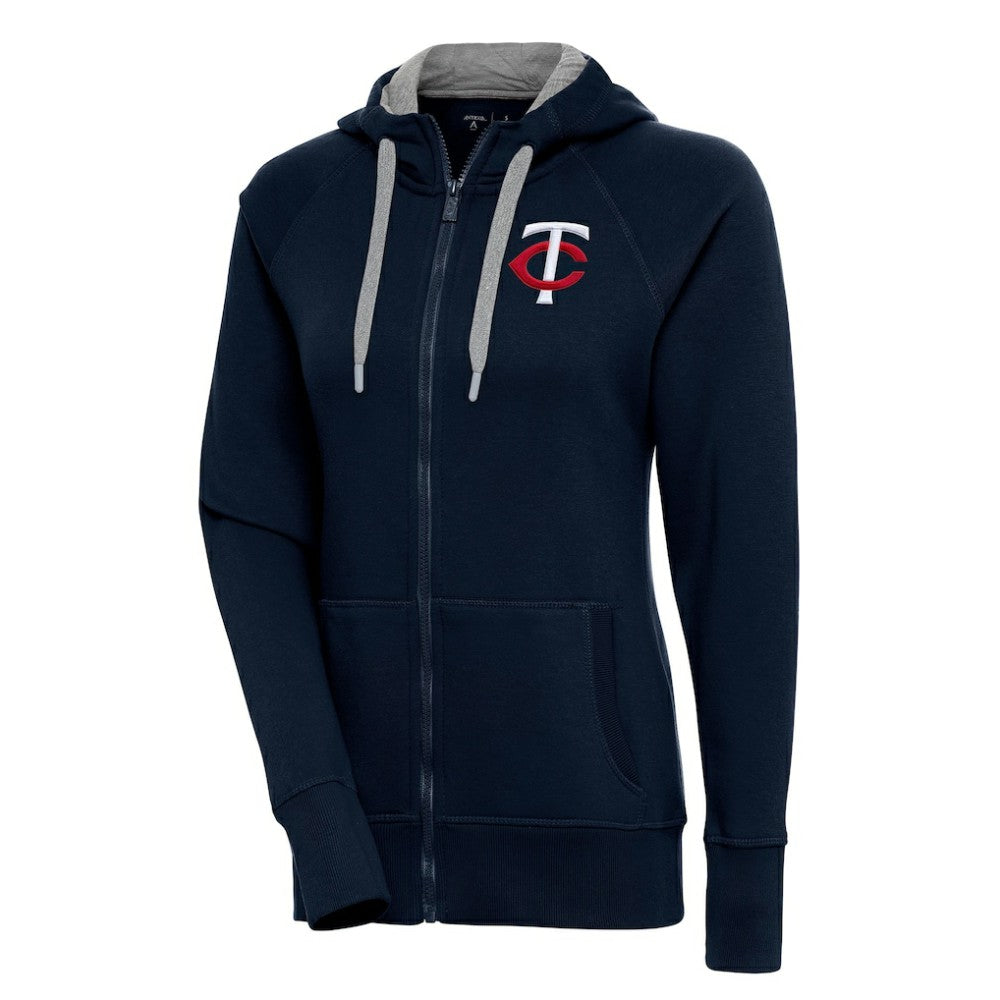 Minnesota Twins Antigua Women's Victory Full-Zip Hoodie - Navy - MLB Online