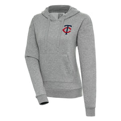 Minnesota Twins Antigua Women's Victory Pullover Hoodie - Heather Gray - MLB Online