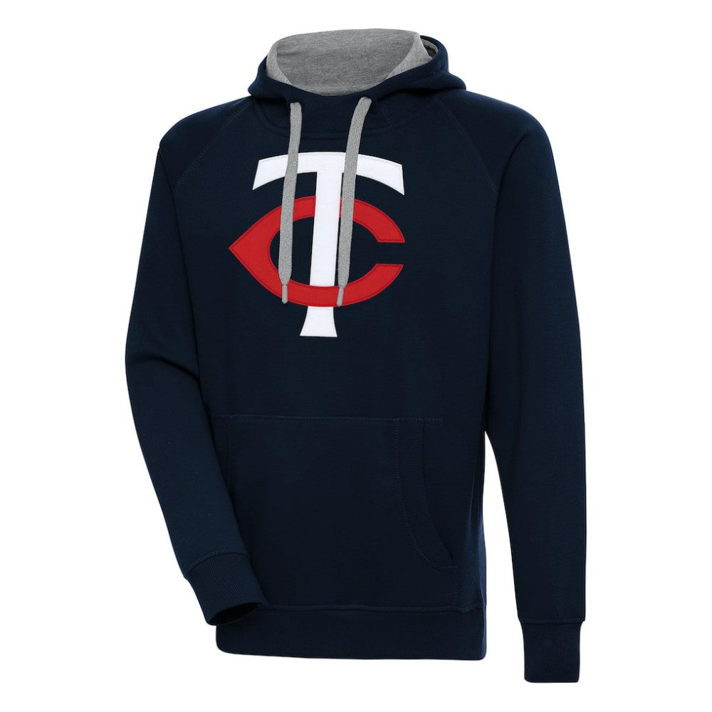 Minnesota Twins Antigua Victory Pullover Hoodie - Navy - MLB on Sale