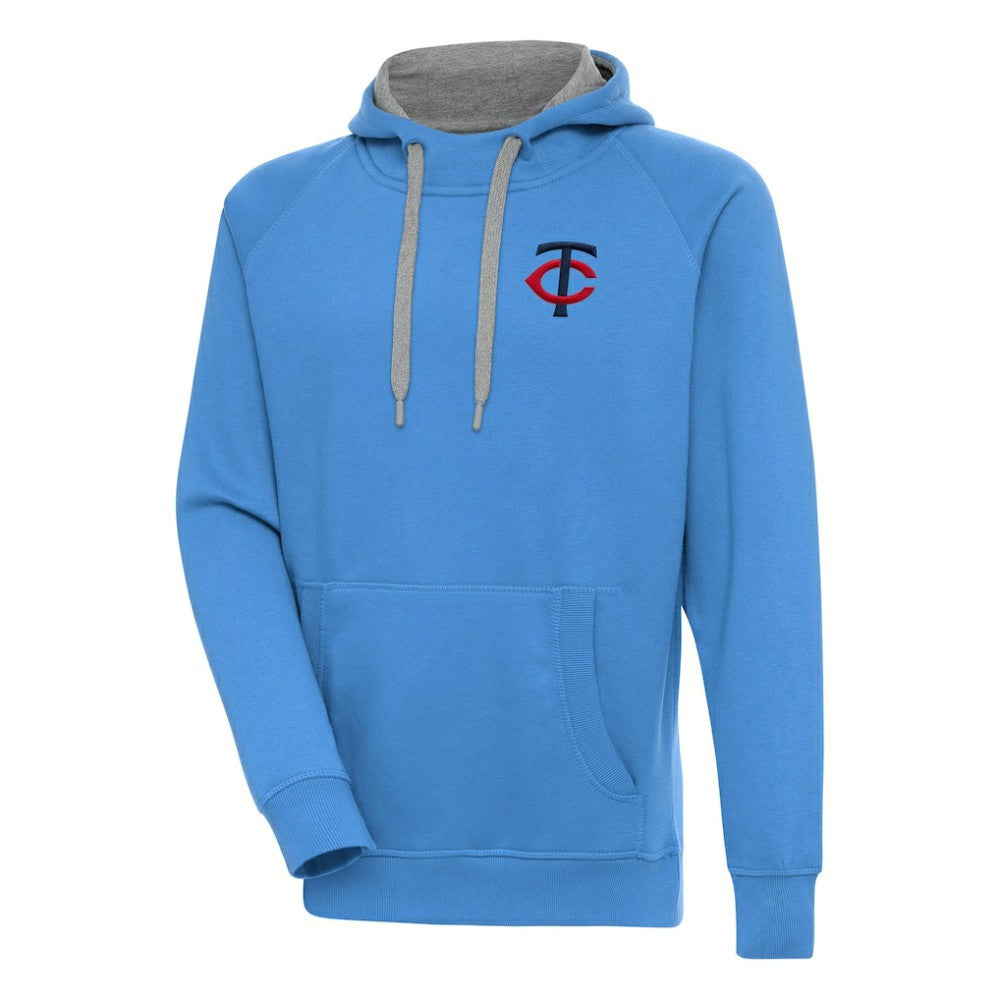 Minnesota Twins Antigua Victory Pullover Hoodie - Light Blue - MLB Sale