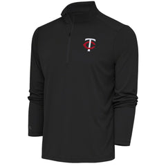 Minnesota Twins Antigua Tribute Quarter-Zip Pullover Top - Gray - MLB Online