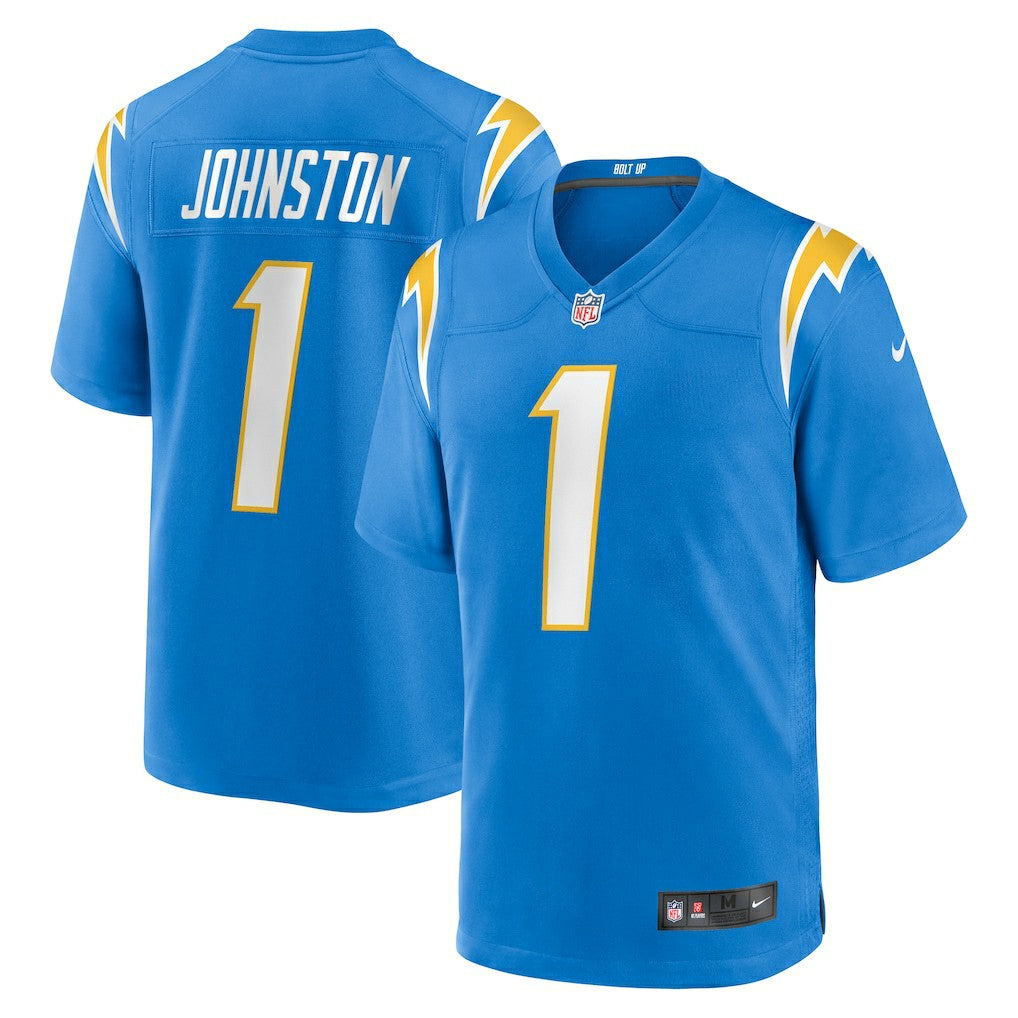Nike Quentin Johnston Los Angeles Chargers Game Player Jersey Powder Blue