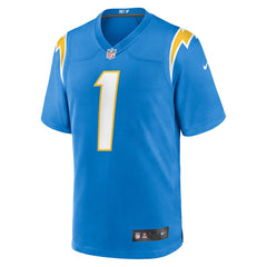Nike Quentin Johnston Los Angeles Chargers Game Player Jersey Powder Blue