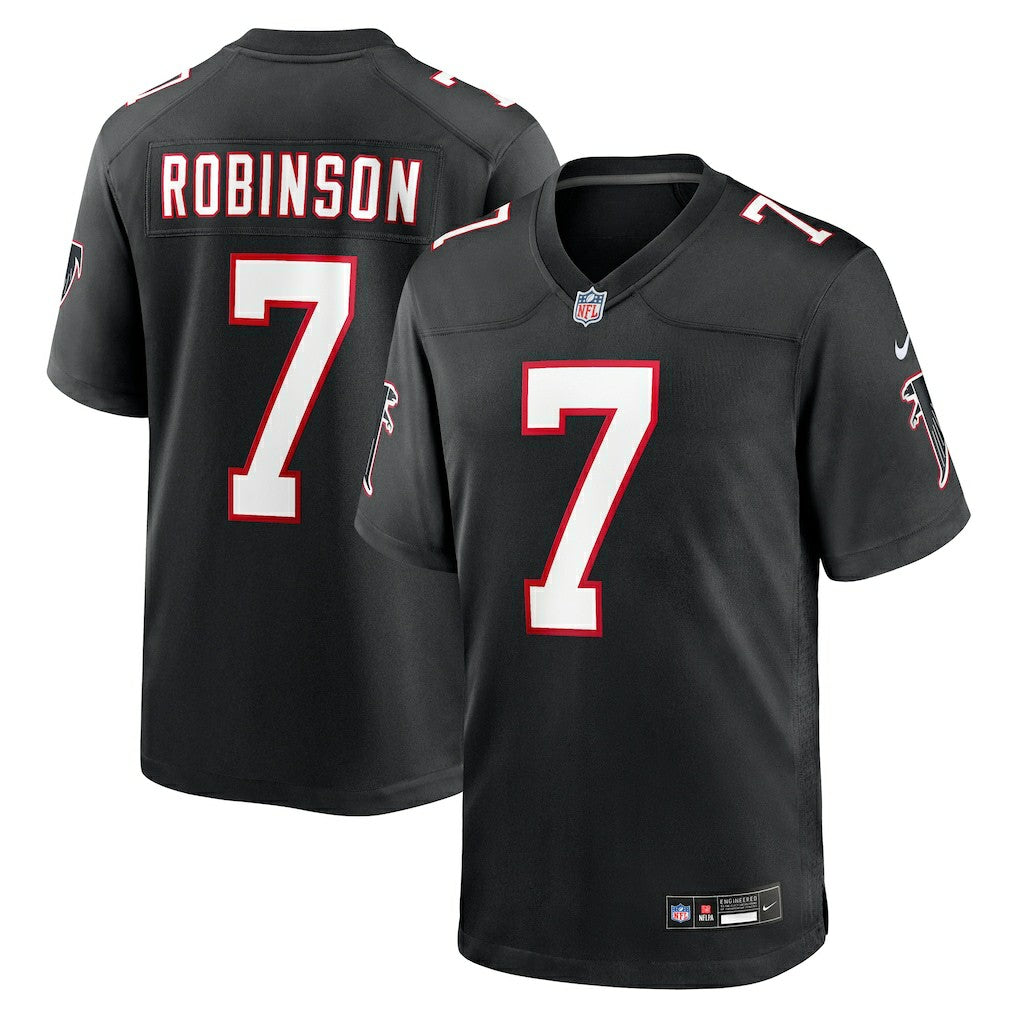 Nike Bijan Robinson Atlanta Falcons Throwback Game Jersey Black