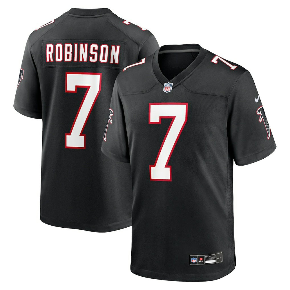Nike Bijan Robinson Atlanta Falcons Throwback Game Jersey Black