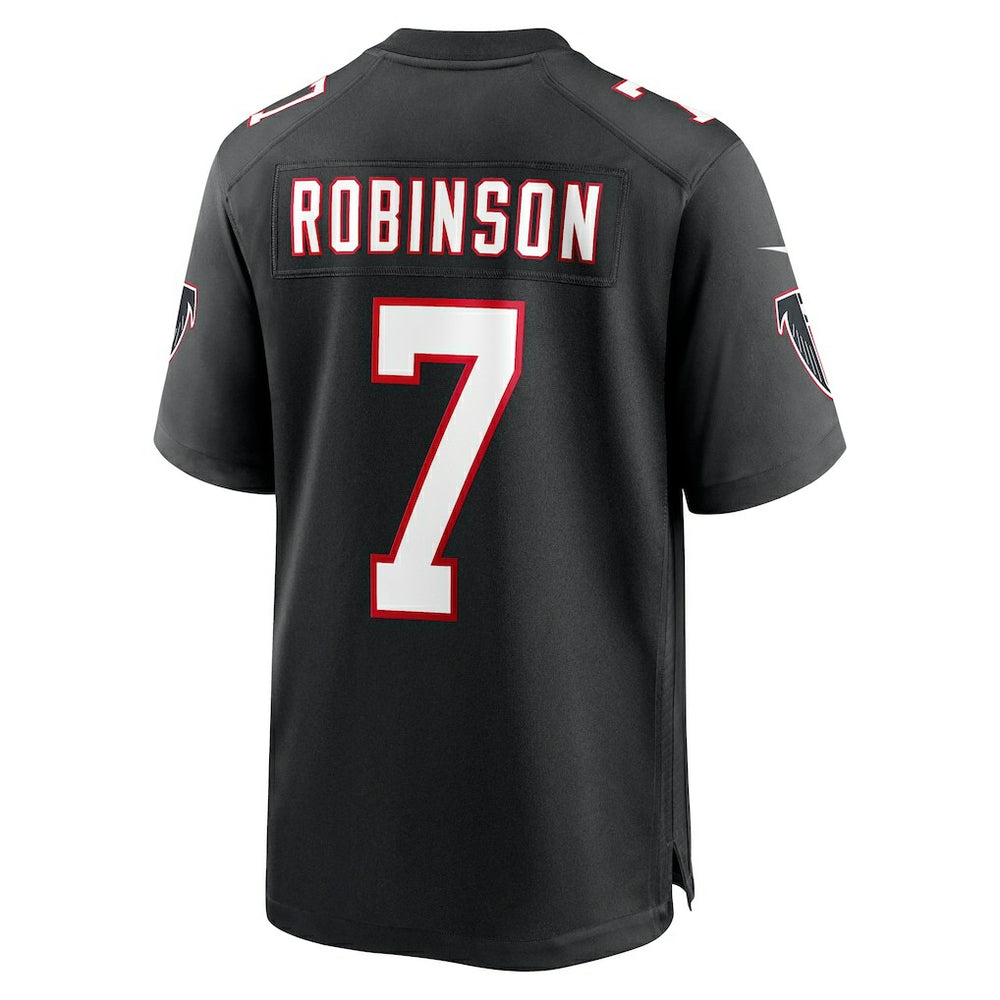Nike Bijan Robinson Atlanta Falcons Throwback Game Jersey Black