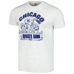 Chicago Cubs Homage Bleacher Bums Hyper Local Tri-Blend T-Shirt - Ash - MLB Online