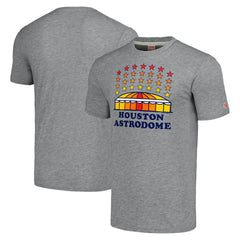 Houston Astros Homage Astrodome Stars Hyper Local Tri-Blend T-Shirt - Gray - MLB on Sale