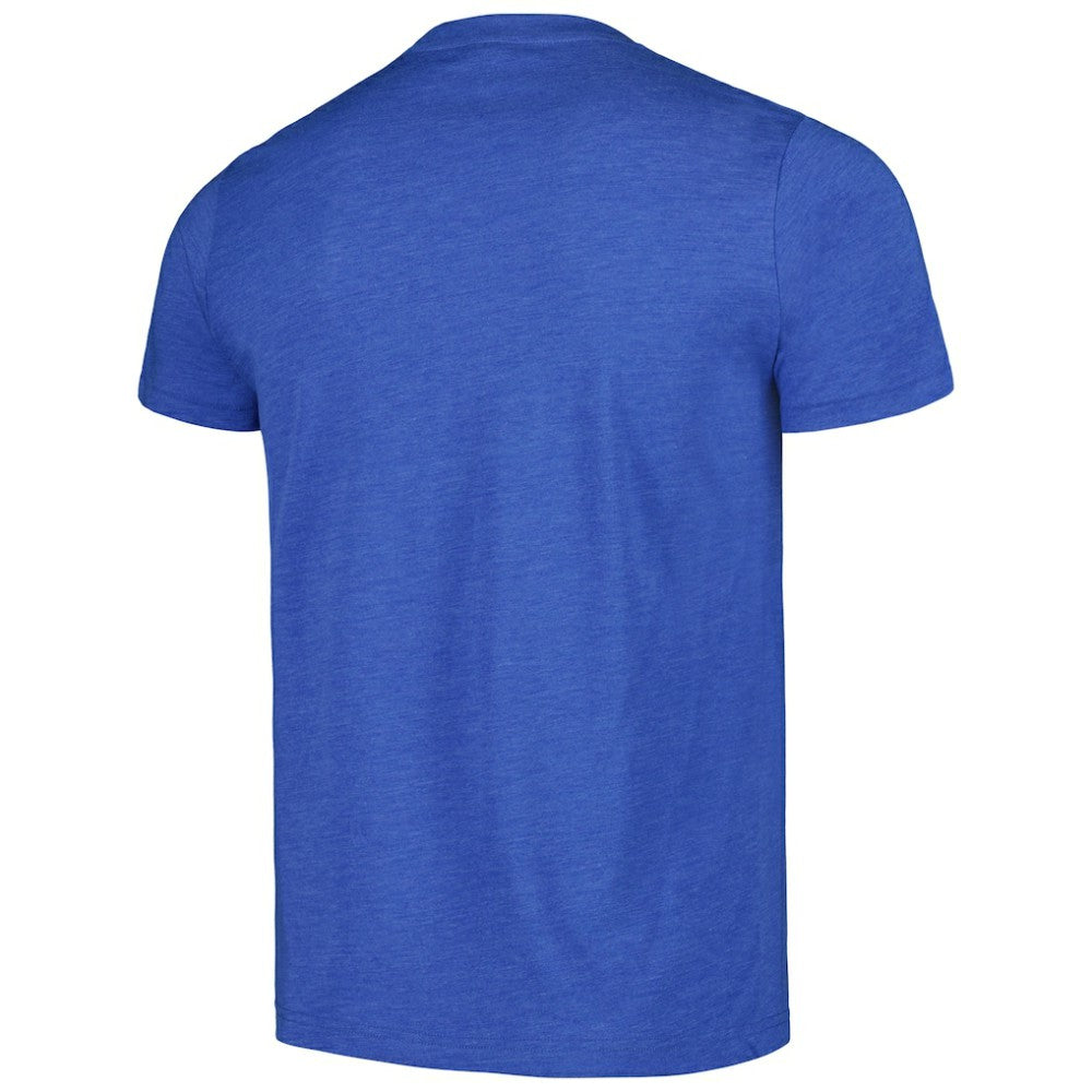 Chicago Cubs Homage Doodle Collection The Friendly Confines Tri-Blend T-Shirt - Royal - MLB on Sale