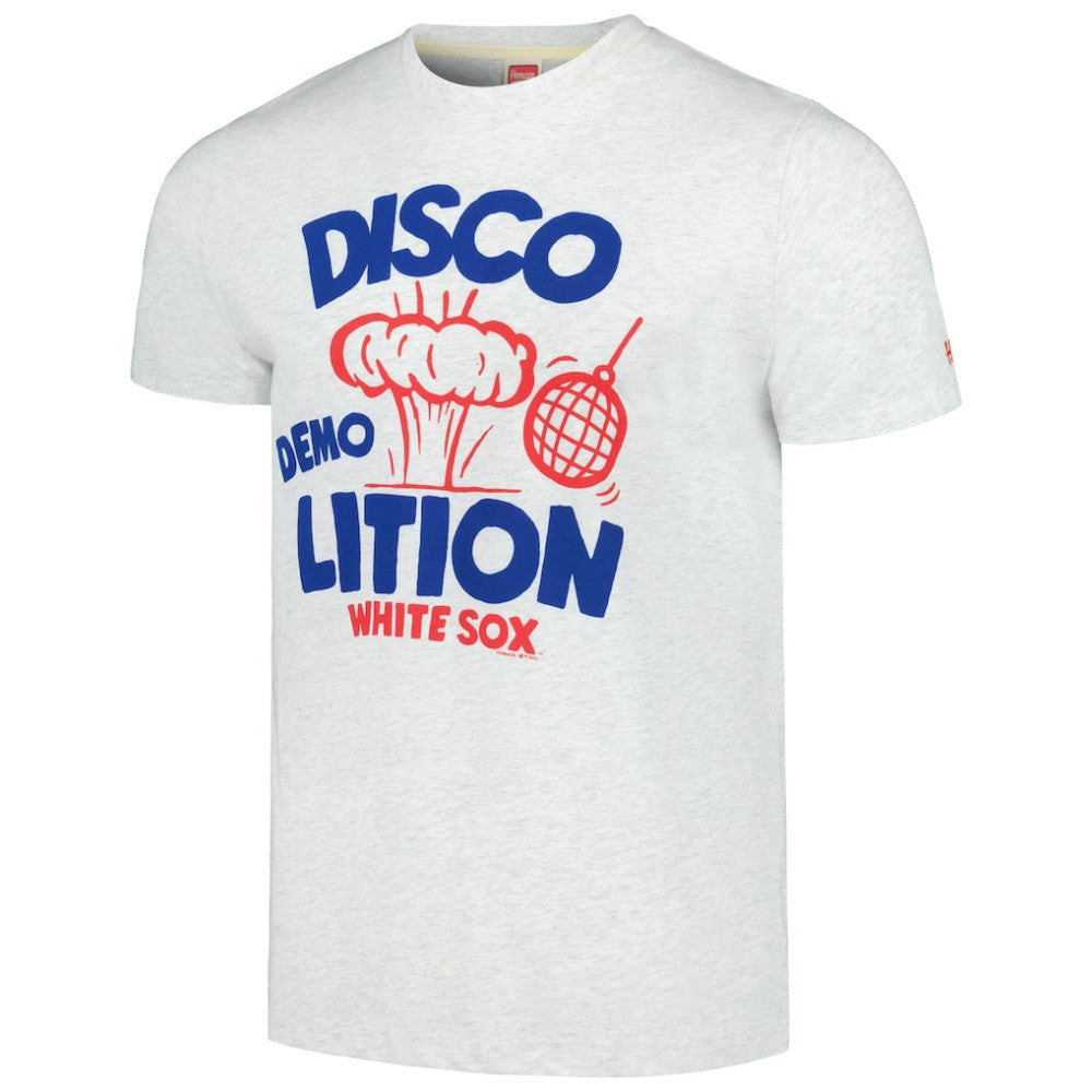 Chicago White Sox Homage Doodle Collection Disco Demolition Tri-Blend T-Shirt - Gray - MLB Online