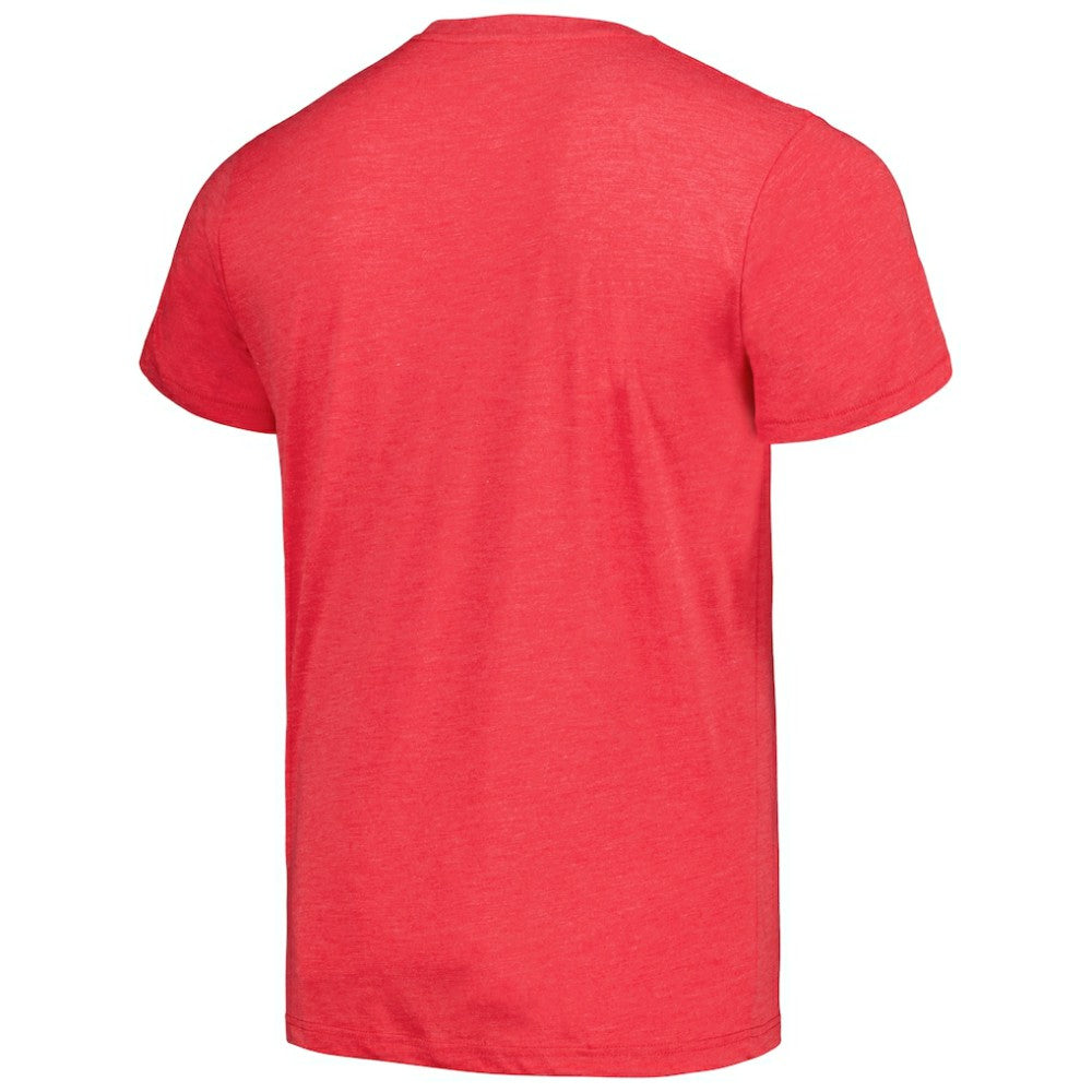 Los Angeles Angels Homage Doodle Collection It's Rally Time Tri-Blend T-Shirt - Red - MLB Online
