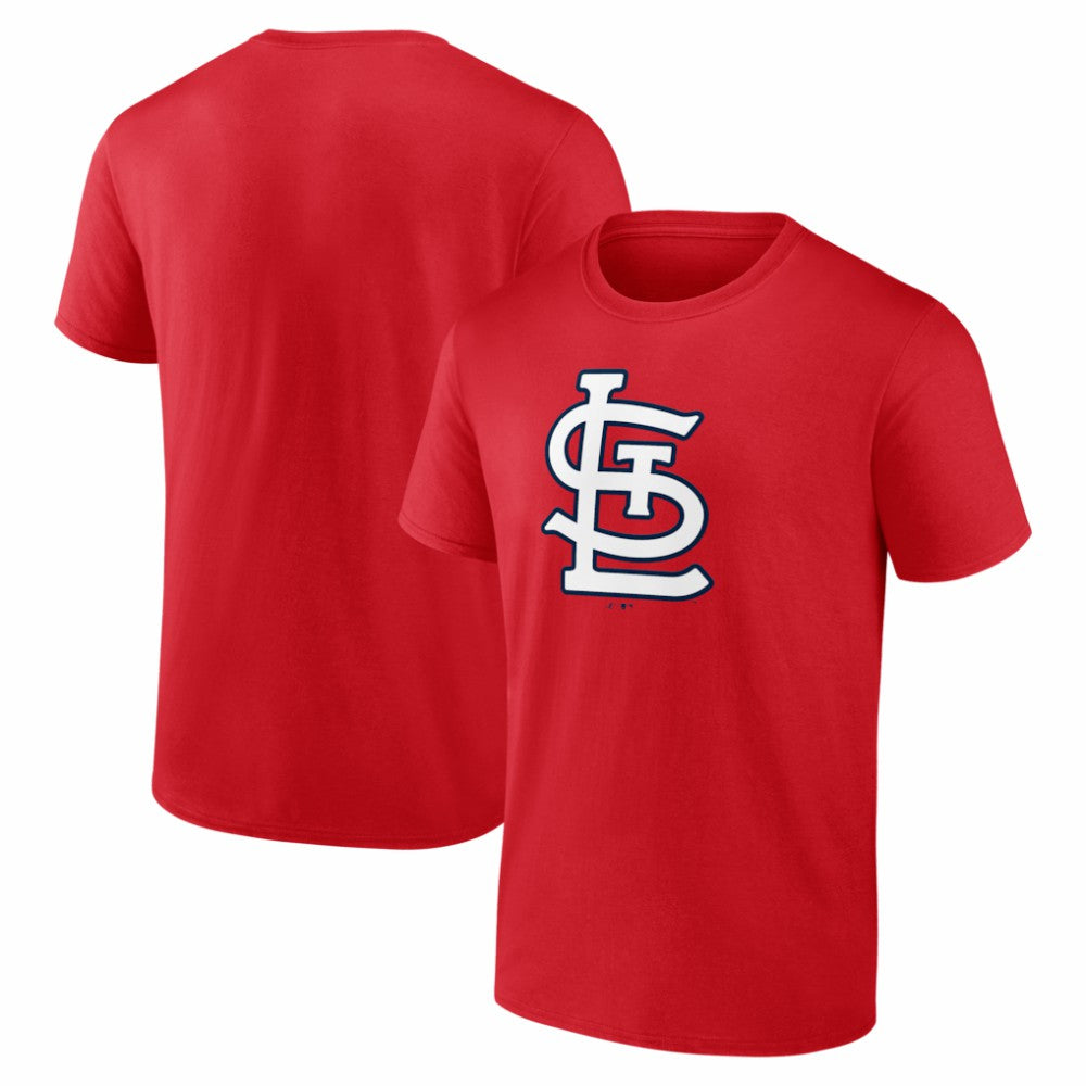 St. Louis Cardinals Logo Athletic Official Logo T-Shirt - Red - MLB Lifestyle